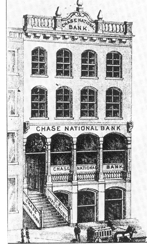 Chase Manhattan Bank Greyscale